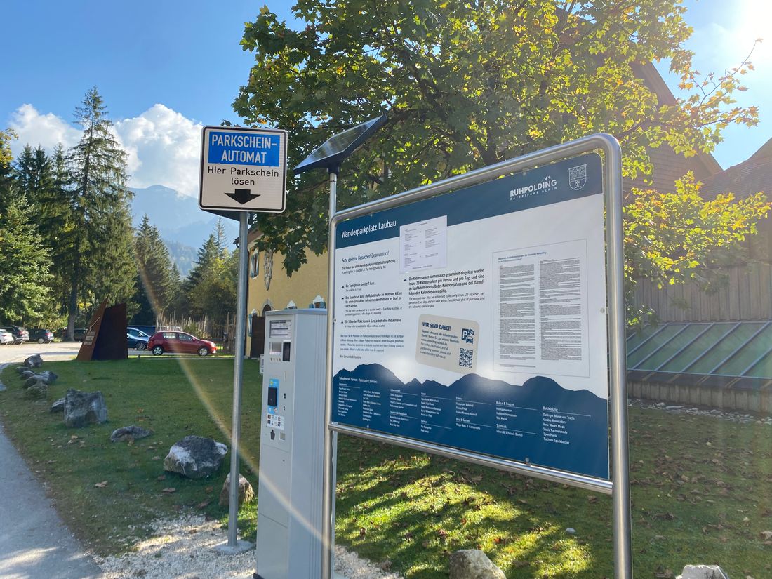 Infotafel Wanderparkplatz