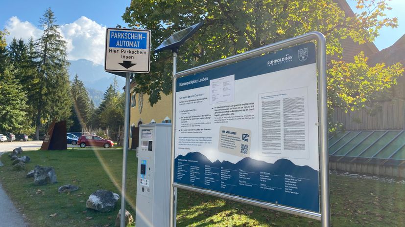 Infotafel Wanderparkplatz