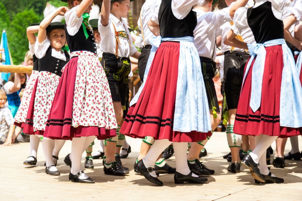 Traditioneller Volkstanz in Ruhpolding